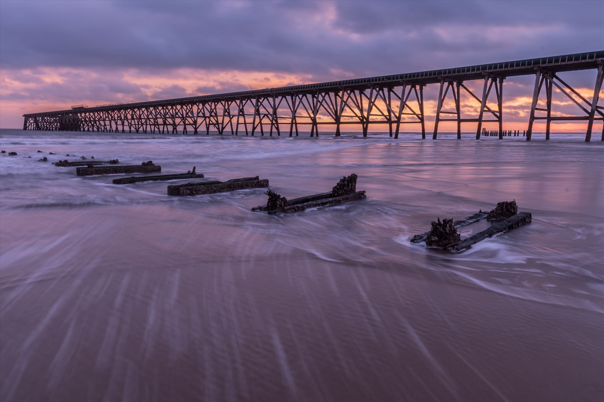 Steetley Pier, Hartlepool Taken at Steetley Pier, Hartlepool. The pier is all that remains of the former Steetley Magnesite works. by philreay