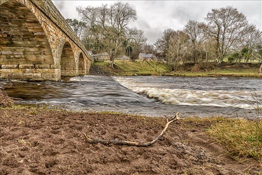 Paperhaugh Bridge, nr Rothbury - This is an old bridge built by the Duke of Northumberland and then adopted by the County in 1888. It spans the River Coquet at Paperhaugh, nr Rothbury, Northumberland.
