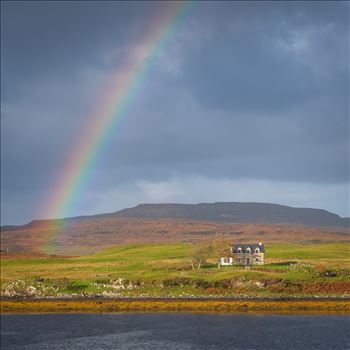 Rainbow over Loch Dunvegan on the Isle of Skye by philreay