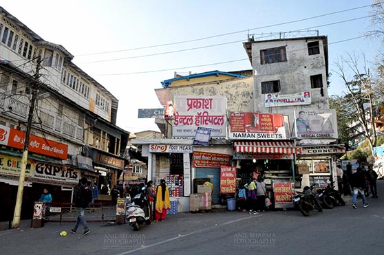 Travel- Nainital (Uttarakhand) Nainital, Uttarakhand, India- November 13, 2015: Bara Bazar Market place famous for candles, woolen cloths, fruits and handicrafts at Mallital, Nainital, Uttarakhand, India. by Anil