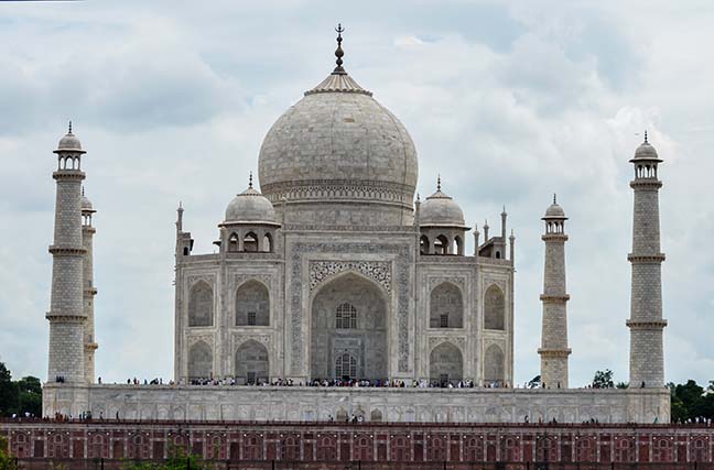 Monuments- Taj Mahal, Agra (India) The Beauty of Taj Mahal, "The Jewel of Muslim art in India" at Agra, Uttar Pradesh, India. by Anil