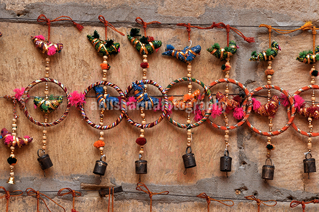 Festivals- Jaisalmer Desert Festival, Rajasthan Handicraft items for sale at Jaisalmer Desert Festival. by Anil
