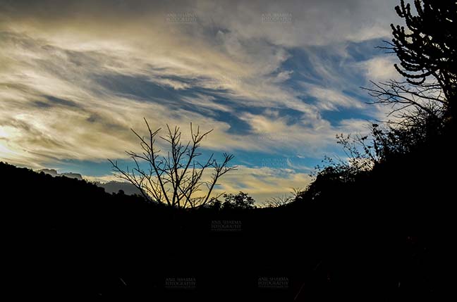 Clouds- Sky with Clouds (Lansdowne) Lansdowne, Uttarakhand, India- November 24, 2016: Blue sky with dancing clouds over Lansdowne, India. (Photo By Anil Sharma) by Anil