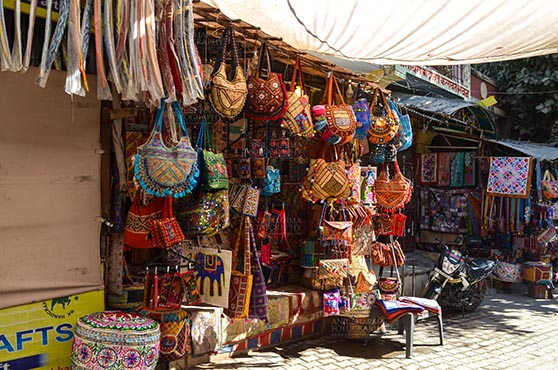 Fairs- Pushkar Fair (Rajasthan) Pushkar, Rajasthan, India- January 16, 2018: Handicraft  and hand made decorated material market at Pushkar, Rajasthan, India. by Anil