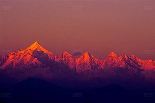 Mountains- Panchchuli Peaks (India) by Anil