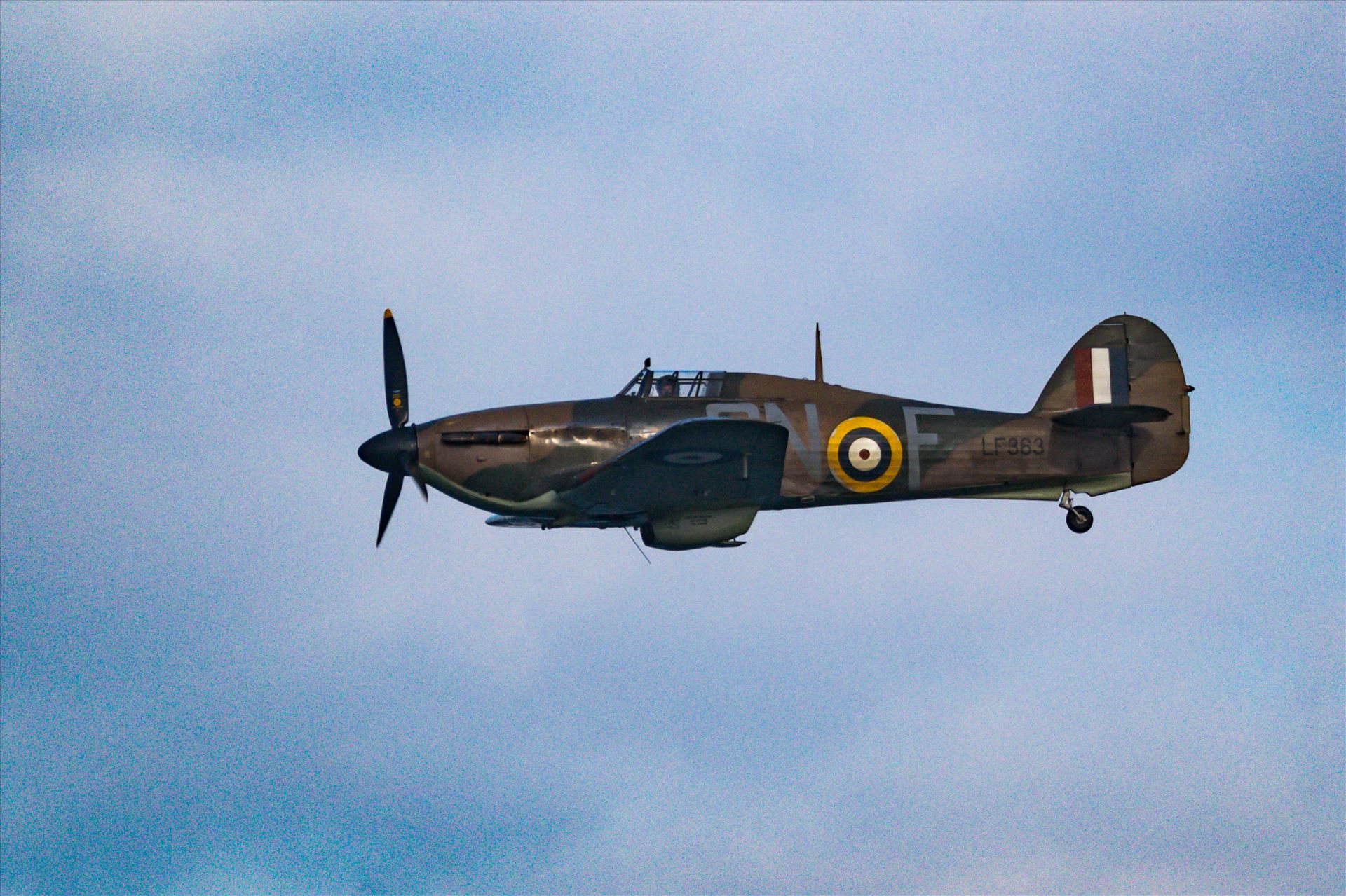 RAF Spitfire Fly By Taken in 2017 at Sunderland International Airshow by AJ Stoves Photography