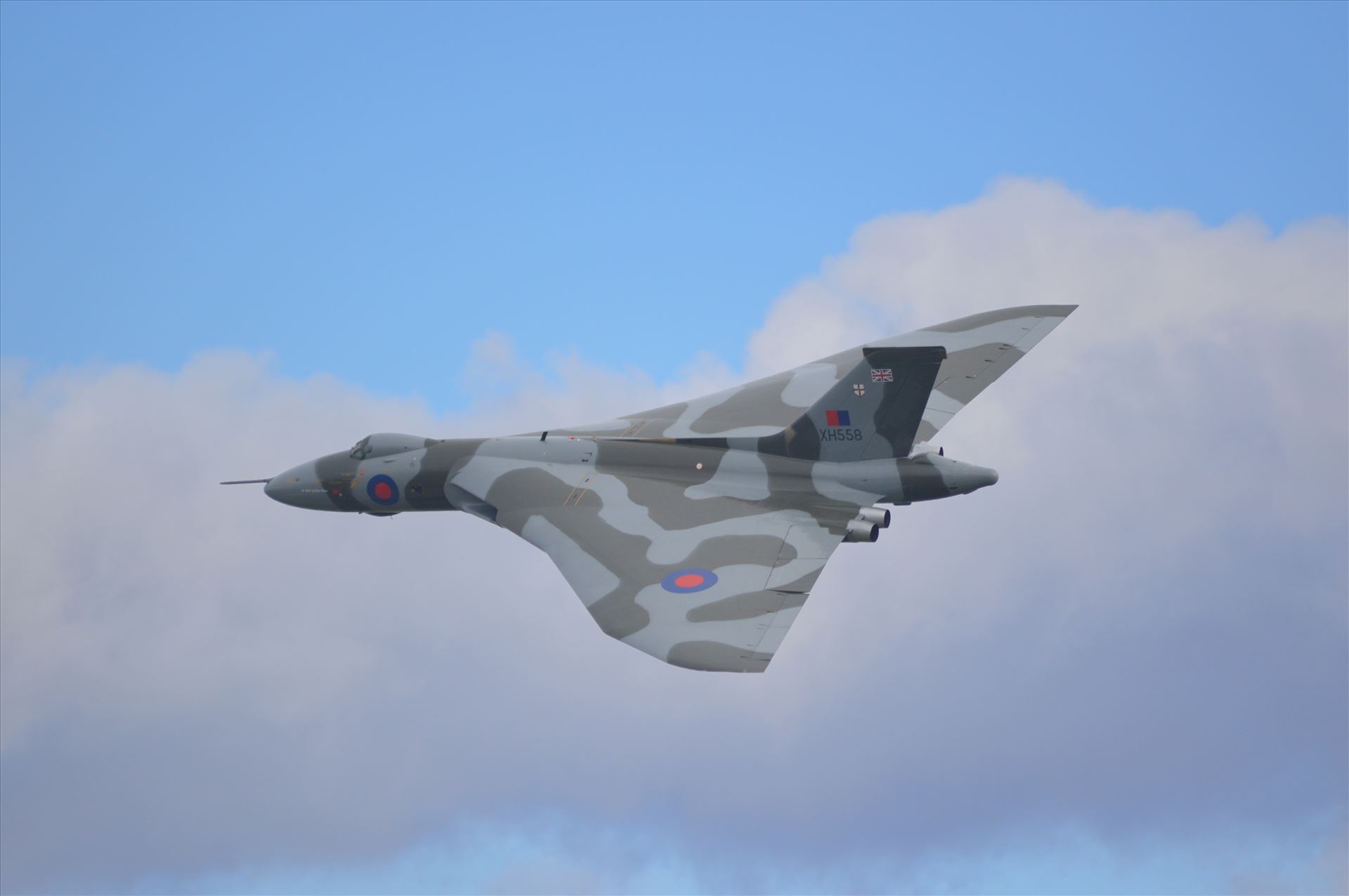 Vulcan bomber XH558 Farewell tour of the Vulcan bomber XH558.  Taken at Durham and Tees Valley Airport October 2015. by AJ Stoves Photography