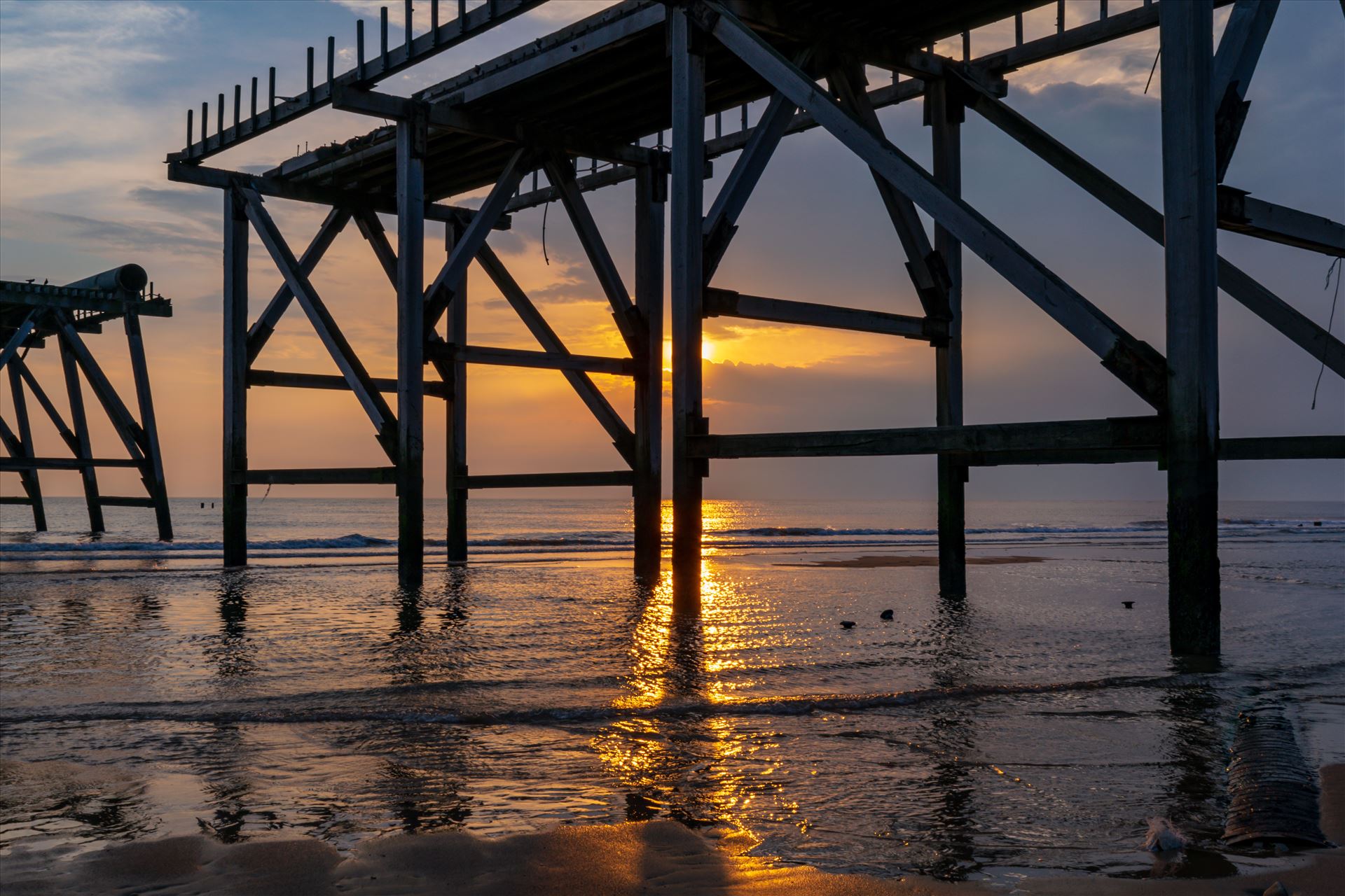 Sunrise Steetley Pier 1 You have to be up early for a shot like this by AJ Stoves Photography
