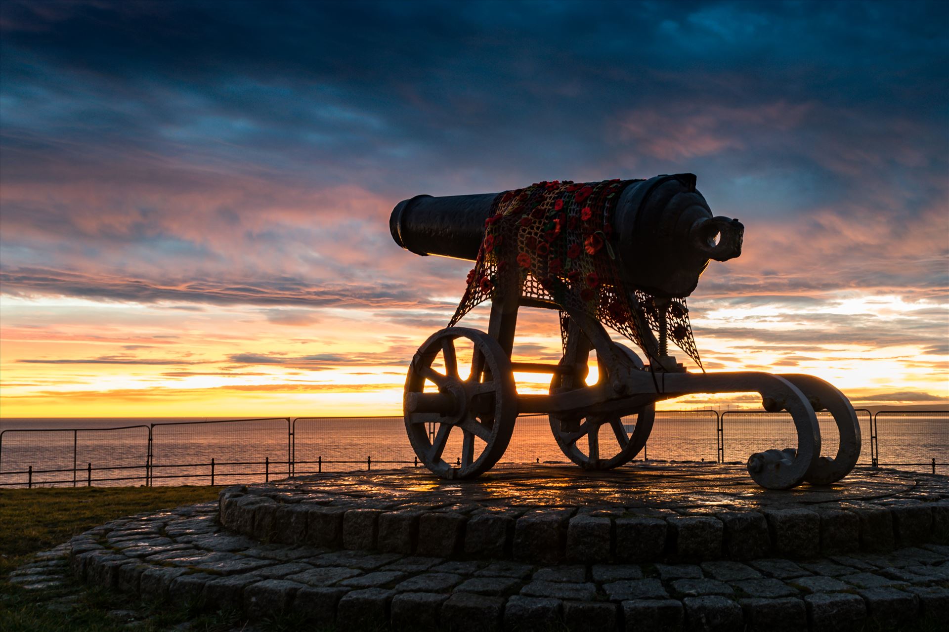 Cannon Sunrise The Cannon at Hartlepool Headland at sunrise by AJ Stoves Photography