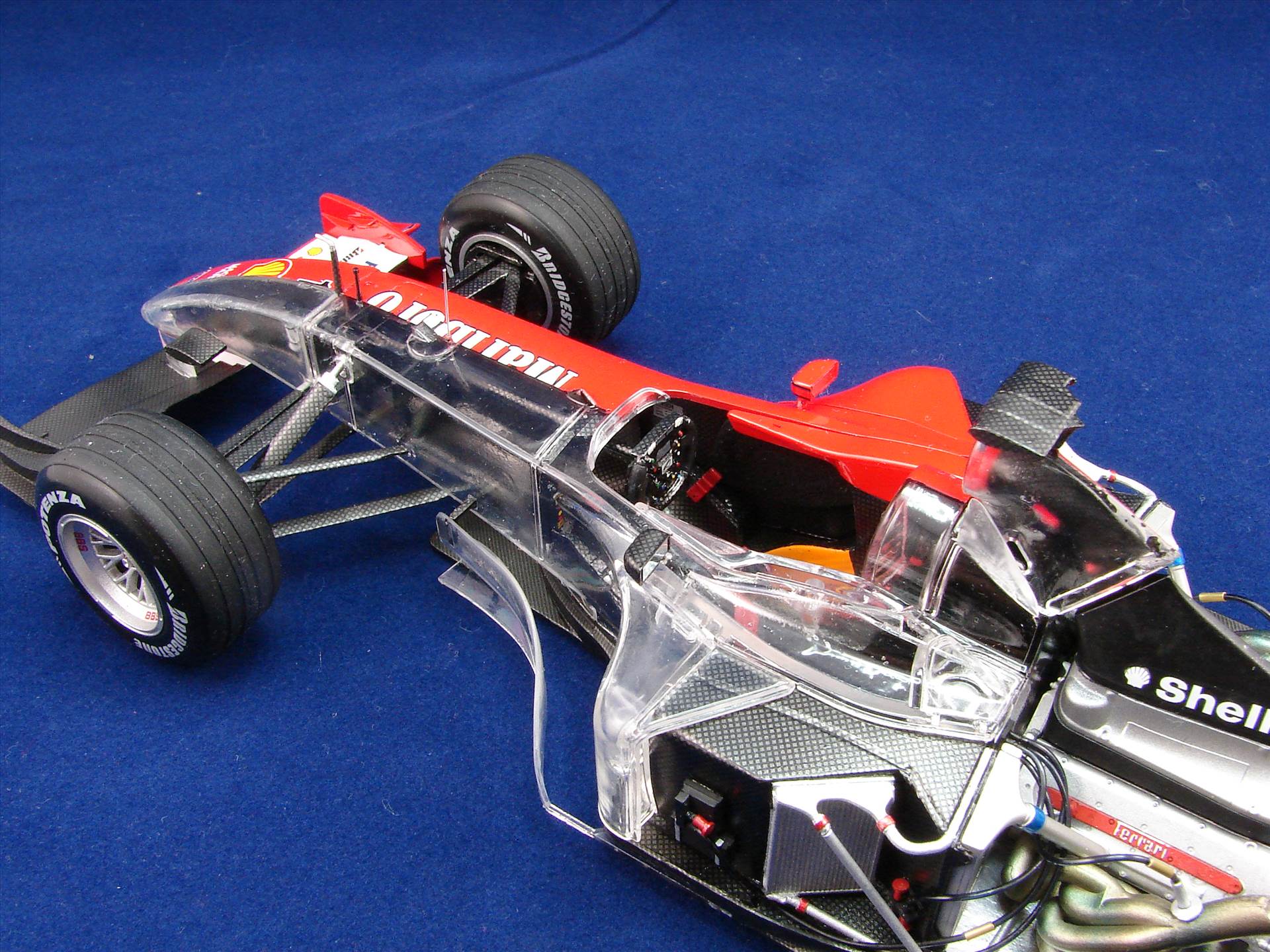 Tamiya 1:20 Ferrari F2001 'Full View' - Ready For Inspection