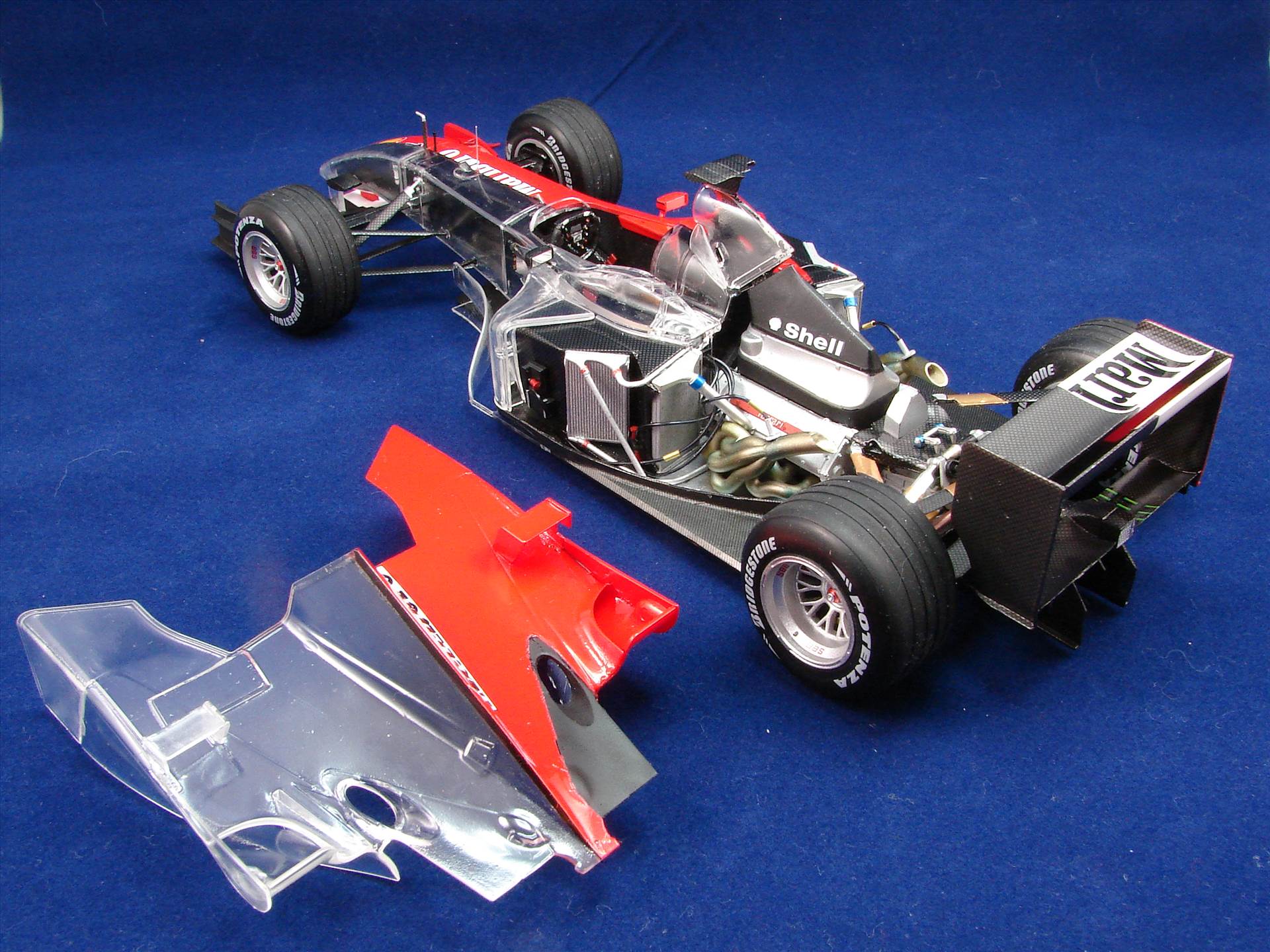 Tamiya 1:20 Ferrari F2001 'Full View' - Ready For Inspection