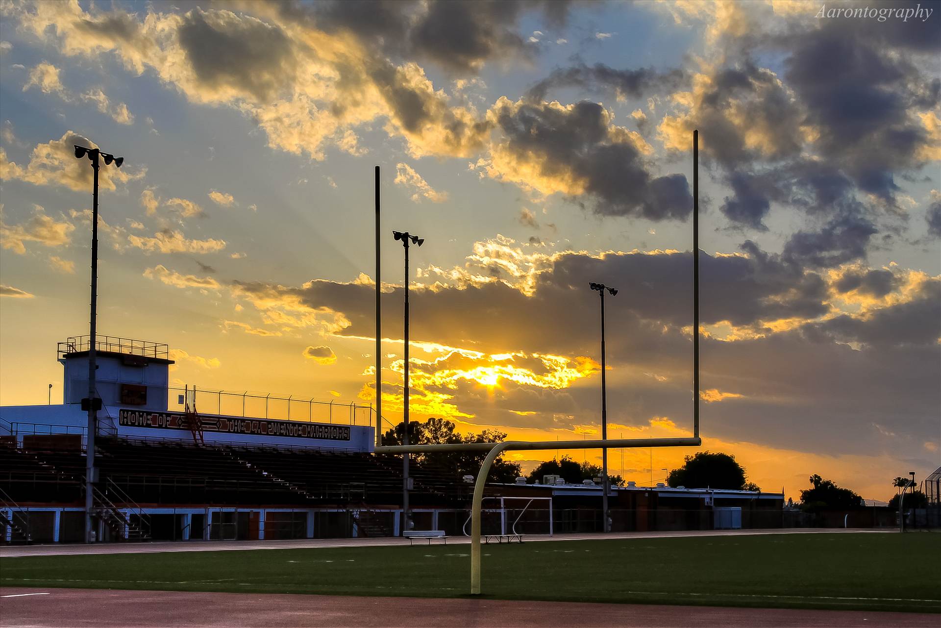Sunset on the field.jpg  by Aaron