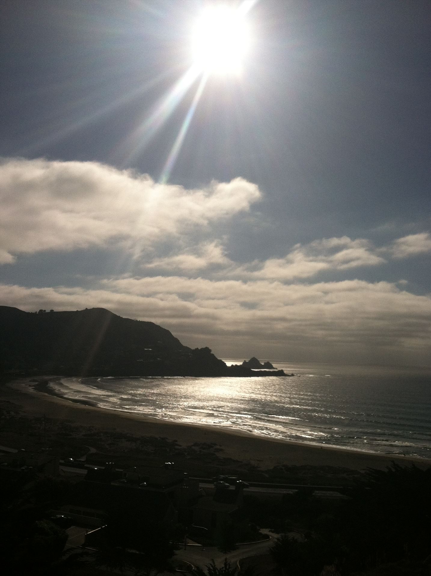 Roberts Road View of Pedro Point  by Bridget Oates Photography
