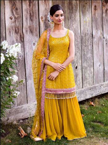 Buy Yellow Sequins Work Sharara Suit - Sharara Suit for Women from Ethnic Plus at Rs 2399. Best Discount ✓ Cash On Delivery ✓ Free Shipping✦ ✓7 Days Return ✓ International Shipping.

Website:- https://www.ethnicplus.in/yellow-sequins-georgette-party-wea