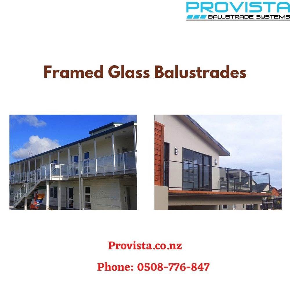 Framed glass balustrades Provista is a leading name when we mention frameless glass balustrades. It is the only company that produces their own extrusions from high tensile 6060 T6 aluminum. For more details, visit: https://provista.co.nz/frameless-glass-balustrade/ by Provista