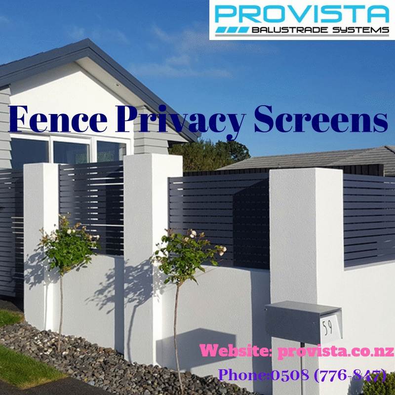 Fence privacy screens.gif A large number of people worldwide are now looking for fencing privacy screens. This is why we at provista.co.nz have come up with a recent innovation –the euro slat privacy screening. For more details, visit: http://provista.co.nz/ by Provista