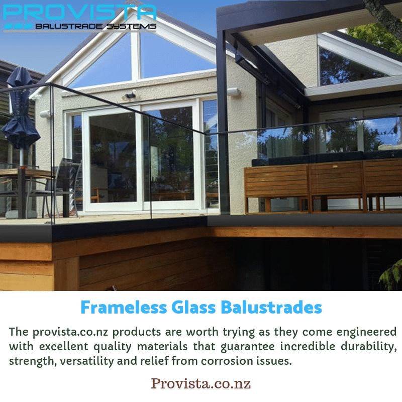 Frameless glass balustrades For achieving an unobstructed view of the panoramic scenery surrounding your property, install frameless glass balustrades.  For more details, visit: https://provista.co.nz/frameless-glass-balustrade/ by Provista