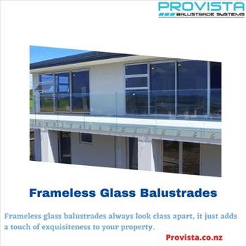 Frameless glass balustrades by Provista