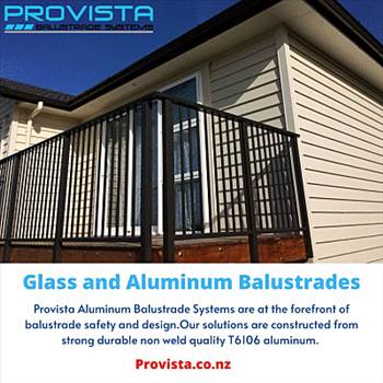 Glass and aluminum balustrades - Glass and aluminum balustrades are totally a must have new for exterior decoration and safety concerns. For more details, visit: https://provista.co.nz/aluminium-balustrades/