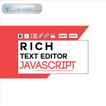 Rich text editor JavaScript by subsystems