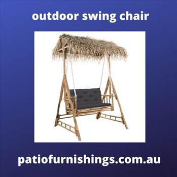 outdoor swing chair.gif by patiofurnishings
