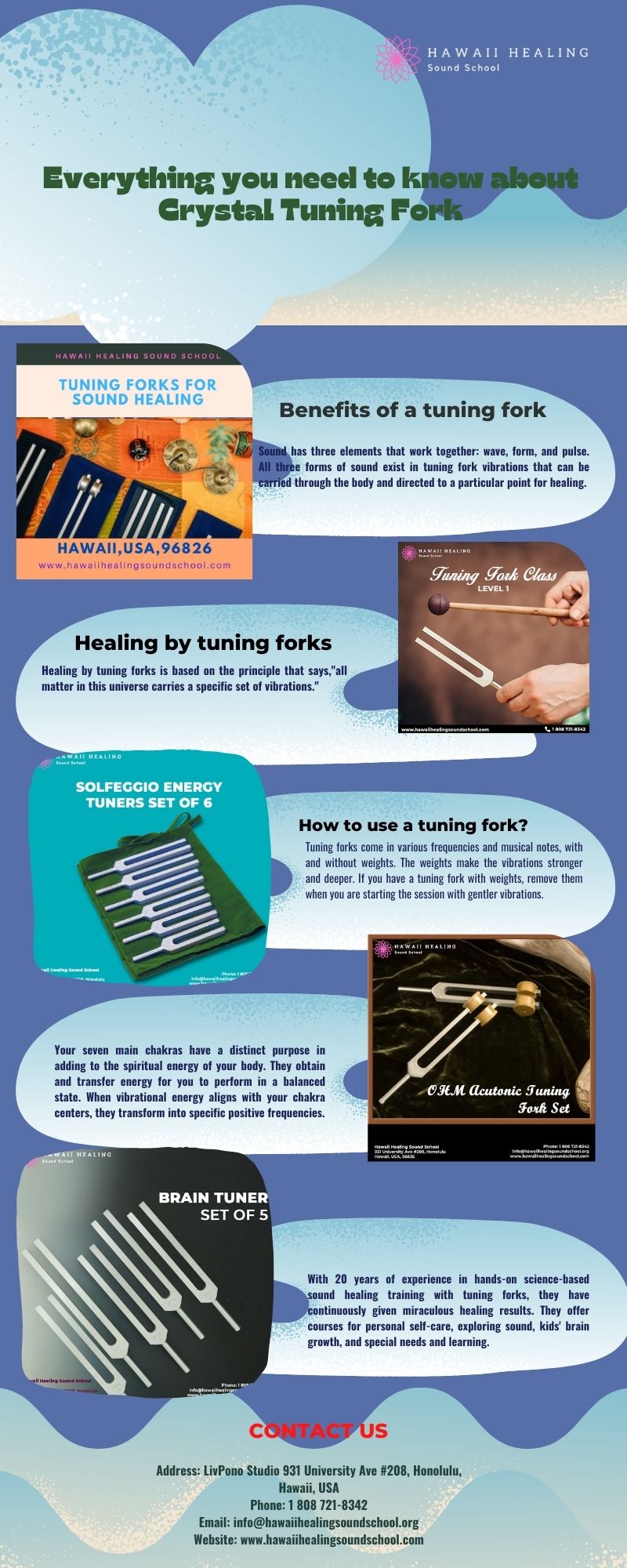 Everything you need to know about crystal tuning fork Hawaii Healing Sound School offers crystal tuning fork for self-healing and intense healing sessions. They offer recorded and live soundscapes for special events. For more visit: https://bit.ly/3XUvTLE
 by hawaiihealingusa
