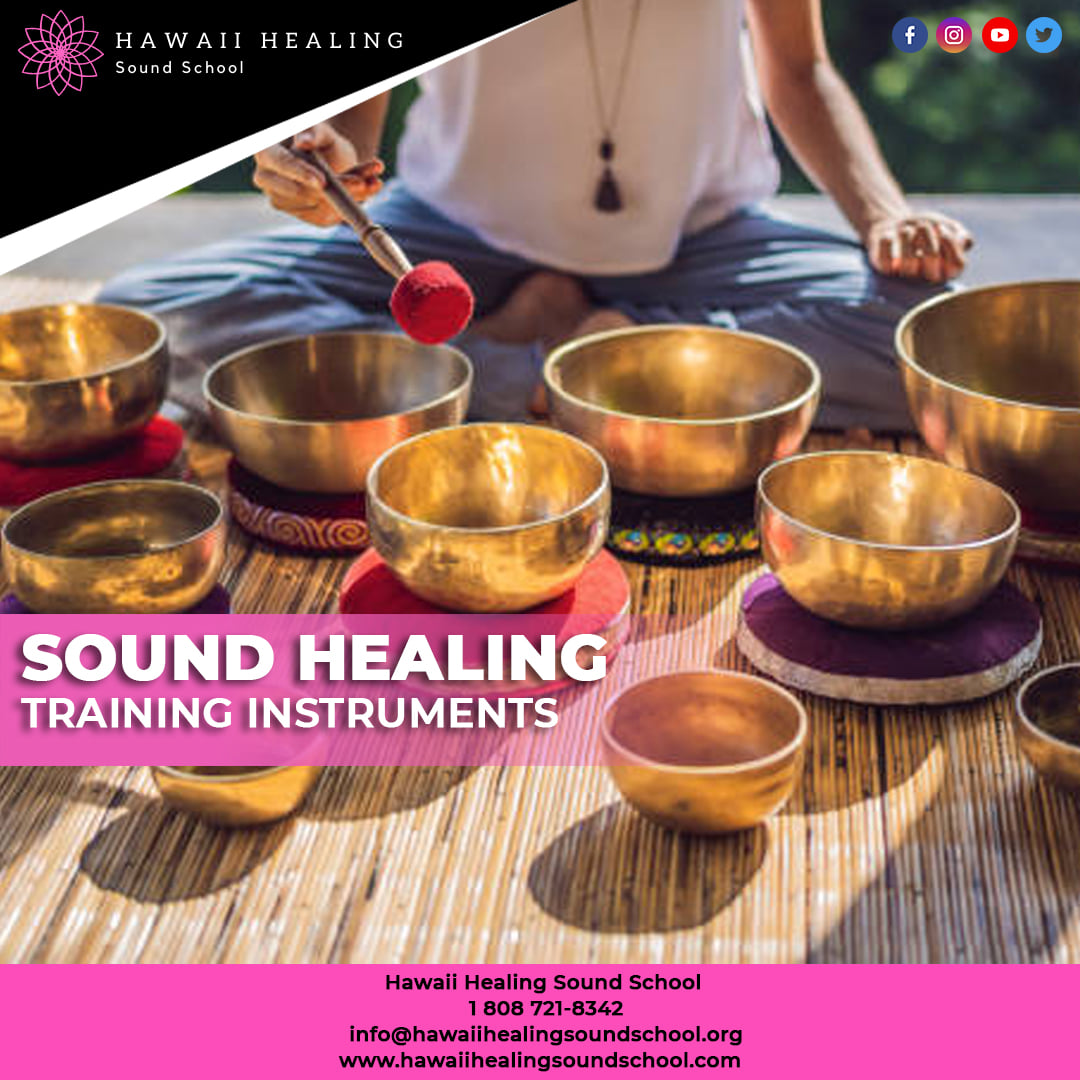 sound healing training instruments Hawaii Healing offers on-line training program for you so that you can adopt vibration, frequency, resonance -music as medicine, and more healing techniques. For more details, visit: https://www.hawaiihealingsoundschool.com/ by hawaiihealingusa