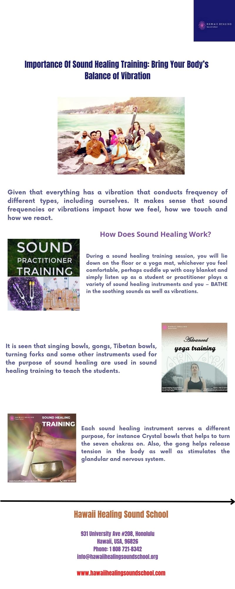 Importance Of Sound Healing Training: Bring Your Body’s Balance of Vibration There are many different things to know about sound healing, and a great sound healing training can give you all knowledge about it. For more details, visit: https://www.hawaiihealingsoundschool.com/ by hawaiihealingusa