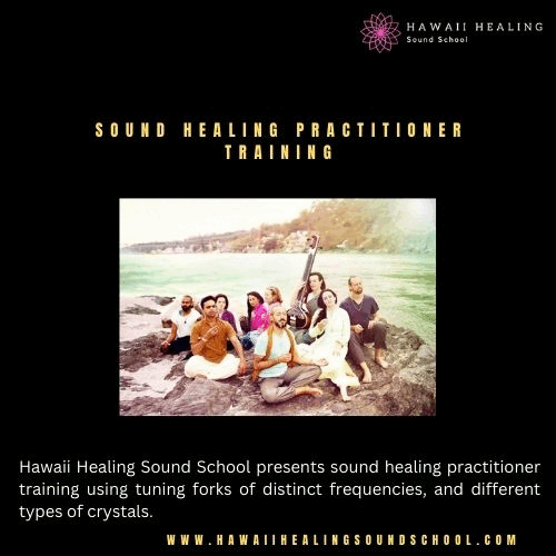 sound healing practitioner training Hawaii Healing Sound School presents sound healing practitioner training using tuning forks of distinct frequencies, and different types of crystals. For more visit: https://www.hawaiihealingsoundschool.com/ by hawaiihealingusa