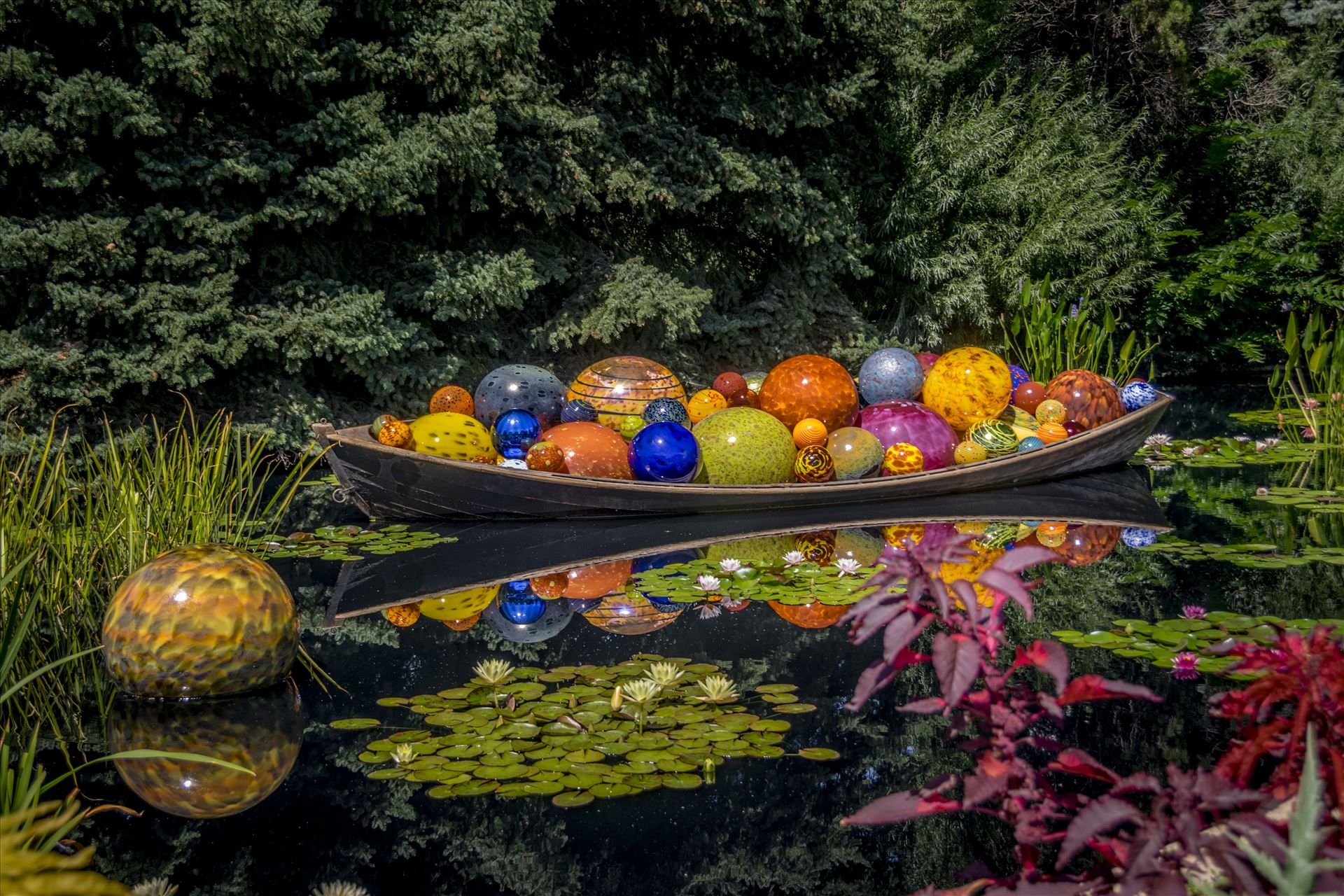 Chihuly Boat Drifting.jpg  by Dennis Rose