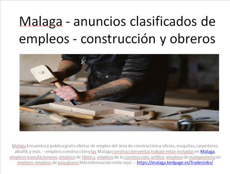 Malaga - anuncios clasificados de empleos - construcción y obreros.png by webpage2021