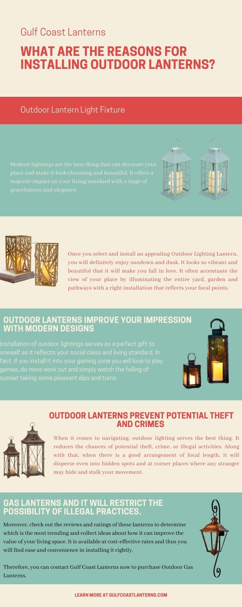 What are the reasons for installing outdoor lanterns.jpg  by Gulfcoastlanterns