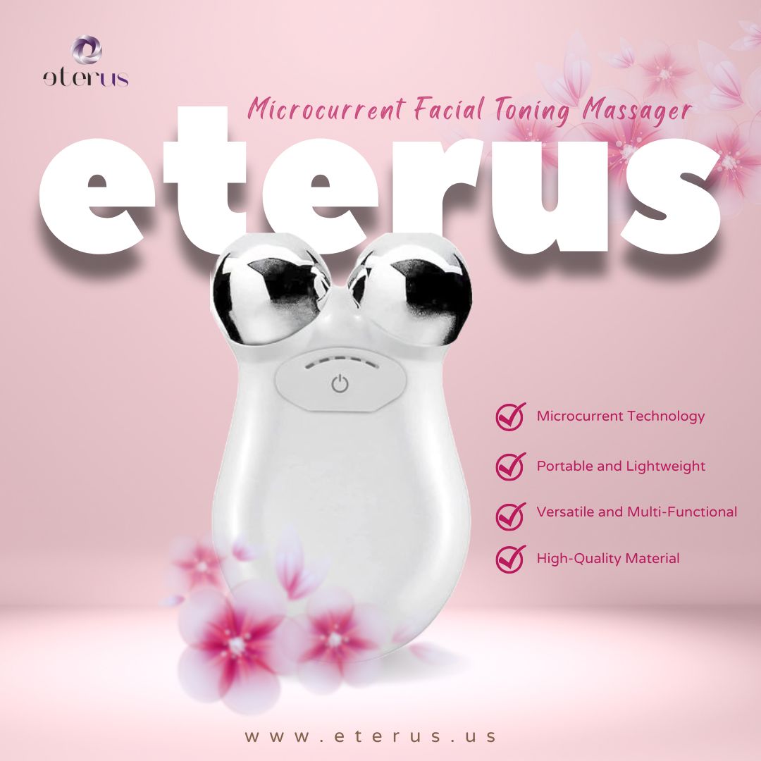 Rejuvenate your skin tone and texture with Microcurrent Facial Toning Massager Visit : https://eterus.us/products/skin-lifting-facial-massager
 by eterus