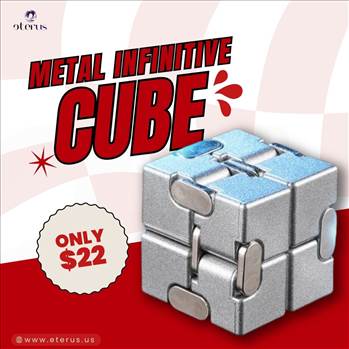 stress-relieving Infinity Cube Fidget from eterus by eterus