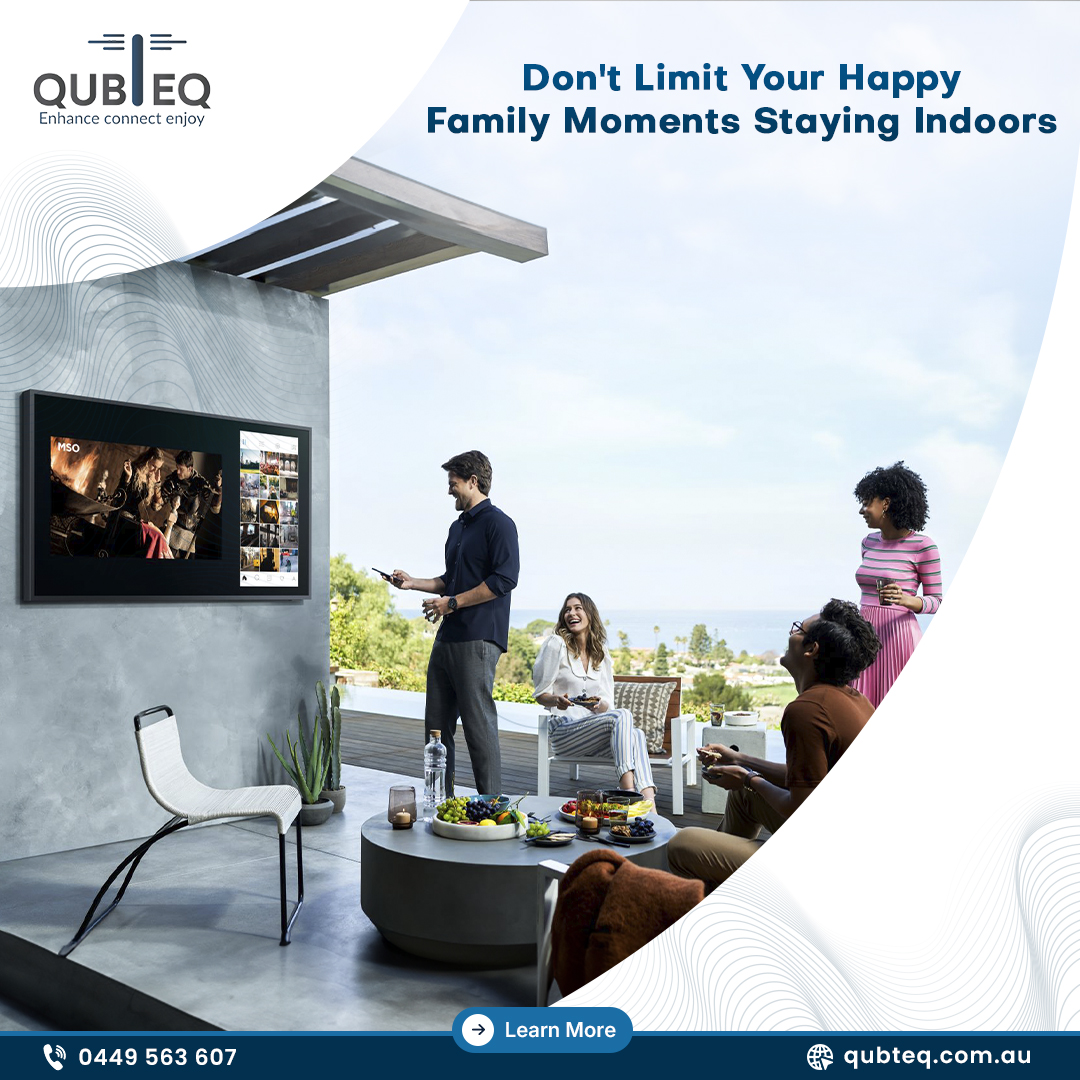 Outdoor Entertainment Solutions.jpg If you want to transform your viewing experience, you need to consider our professional TV wall mounting services in Perth.   Visit; https://qubteq.com.au/services/tv-antenna-installation-in-perth by qubteq