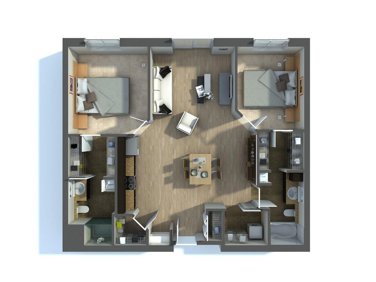 3D Floor Plan Renderings Services  by JMSDCONSULTANT