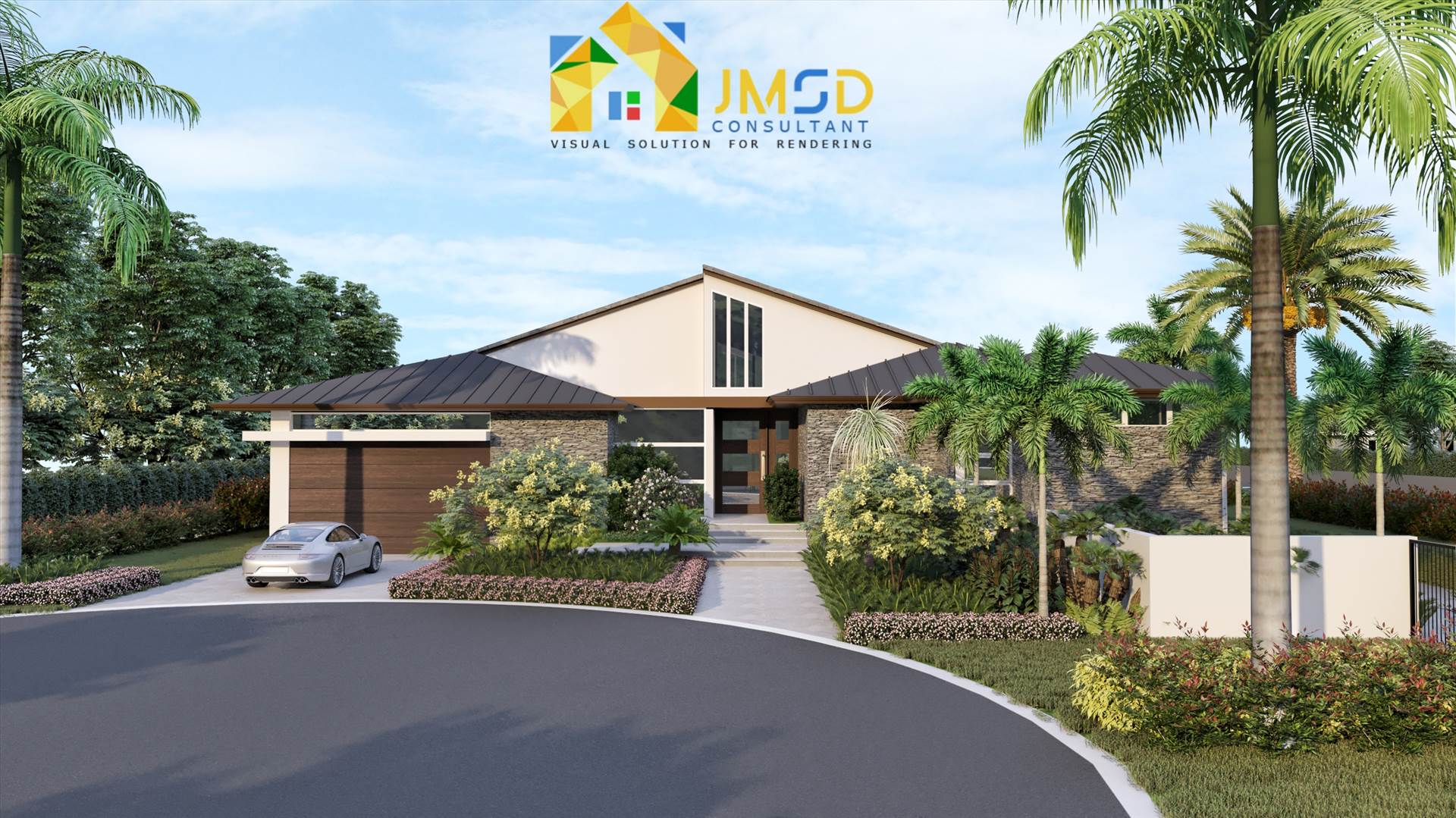 3D Exterior Rendering Front view of a Single Family Home in Fort Lauderdale Florida Single Family 3D Home Elevation Visualization Rendering in Fort Lauderdale Florida. go above and beyond with Hyper Photorealistic Visualization Images.

 by JMSDCONSULTANT