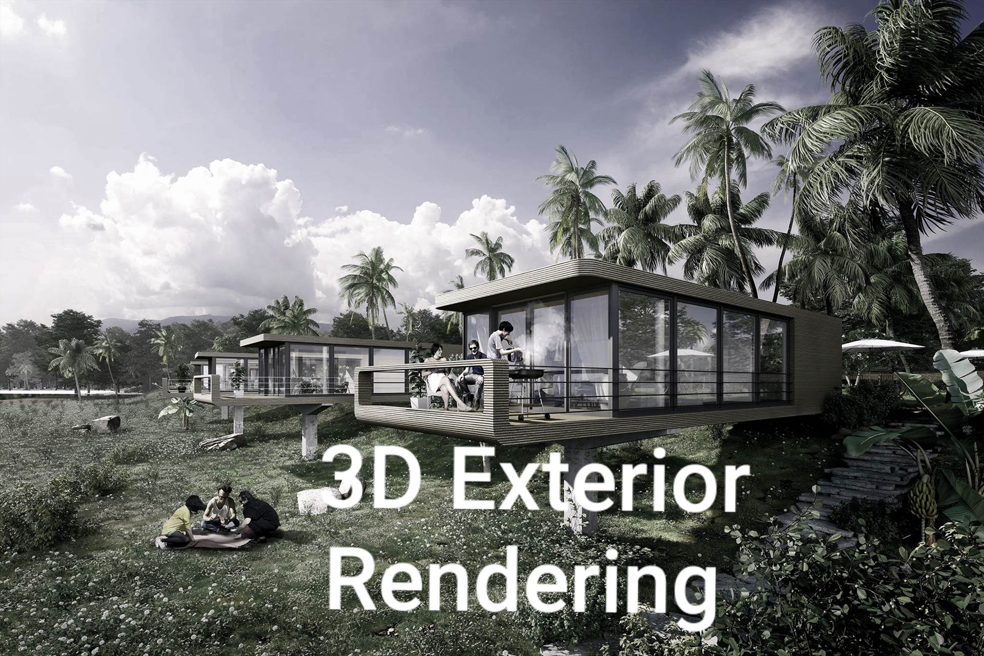 Architectural 3D Exterior Rendering Services 3D Exterior Rendering Services by JMSDCONSULTANT