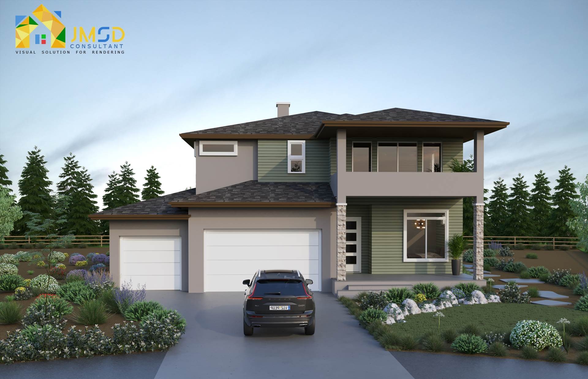 3D Home Rendering Services Colorado Springs Colorado Photorealistic 3D Home Rendering Services, 3D House Rendering Services Bring your exterior designs to life with high quality fidelity Materials and Textures. by JMSDCONSULTANT