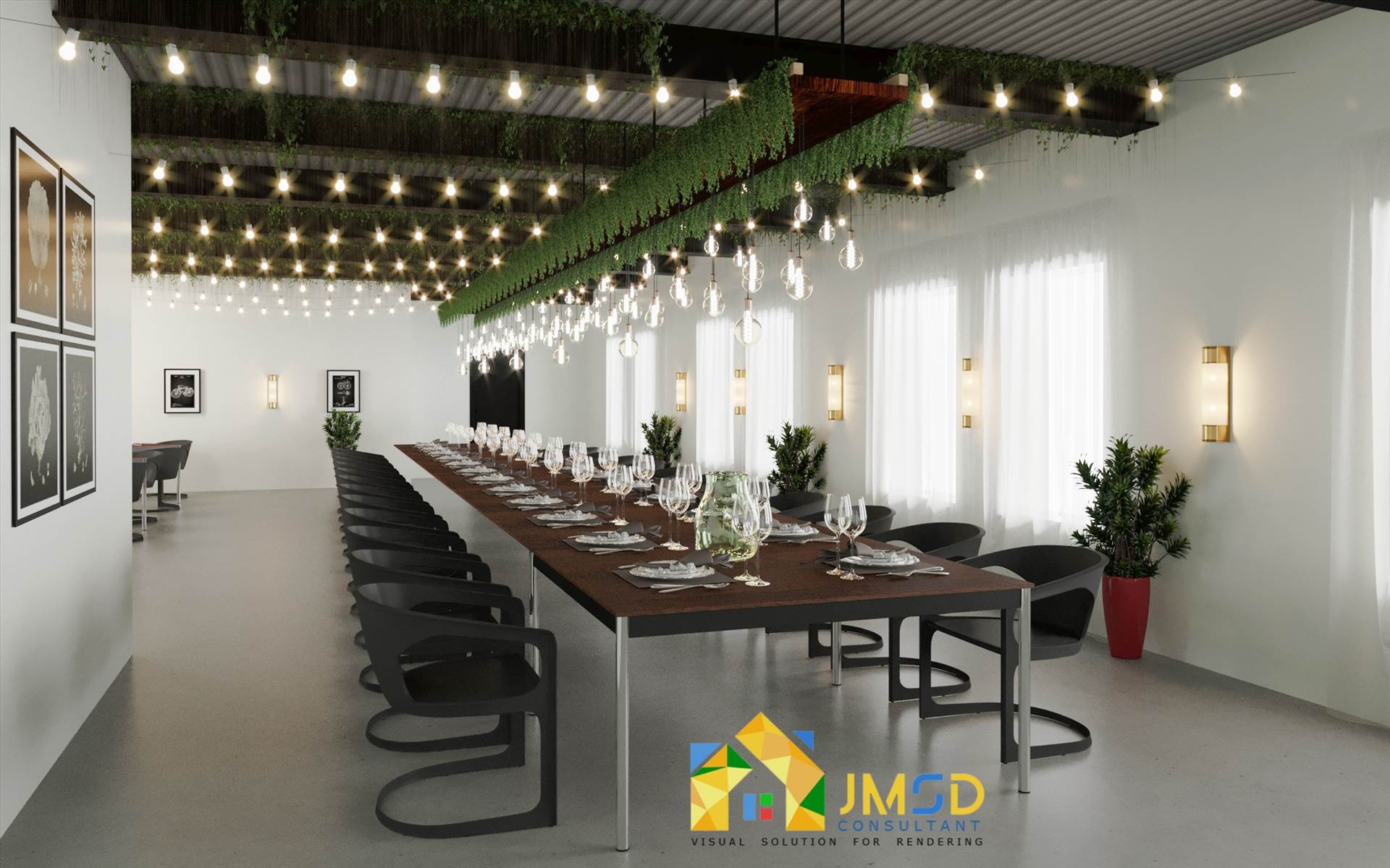 3D Rendering for Event Hall Space in Warren Michigan This Project is use for Event Space planners and Designers in Warren Michigan . You can visualize your entire event using 3D models of furniture, decor, flowers, and more, all within renderings of your venue. by JMSDCONSULTANT