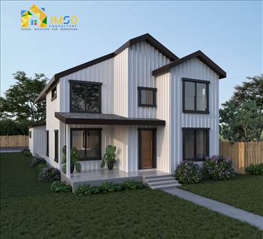 3D Rendering for Single Family Home Wheat Ridge Colorado by JMSDCONSULTANT