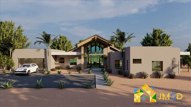 3D House Exterior Rendering Services Phoenix Arizona - JMSD Consultant is an architectural visualization studio that produces high quality 3D Rendering Services Phoenix Arizona and all the United States. Our 3D artists have more than 10 years of experience in the architectural visualization industry.