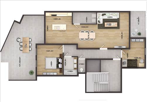 2D Floor Plan Rendering with Photoshop by JMSDCONSULTANT