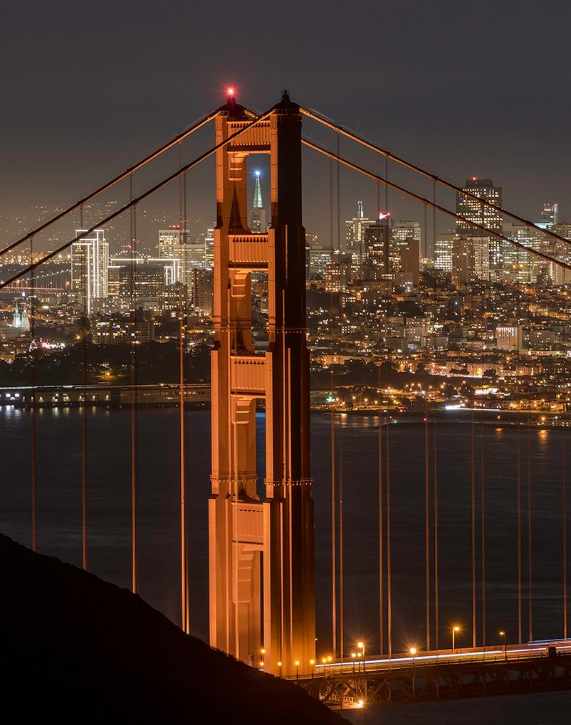 Golden Gate Window  by Jesper Christiansen Photography