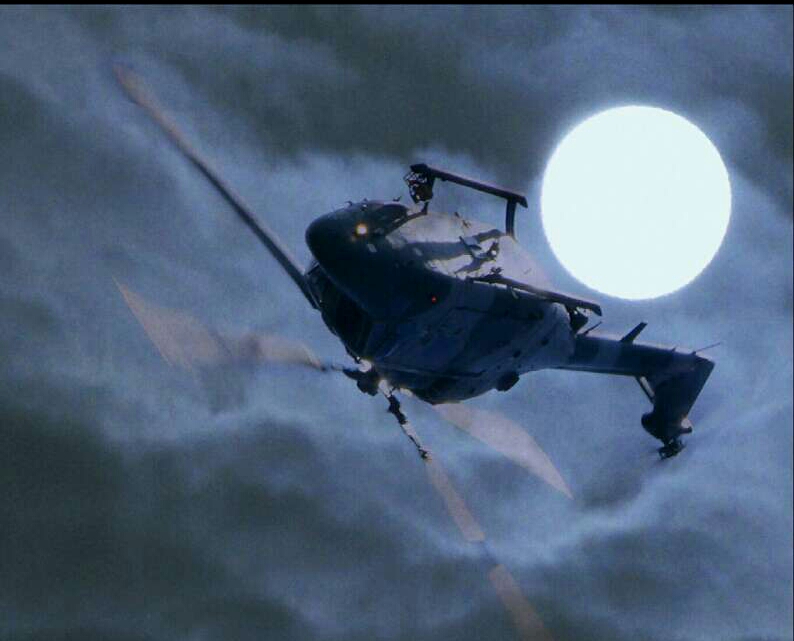 The Turning A Army Lynx helo doing night time patrol during the early 80's exercises somewhere over England. by WPC-21