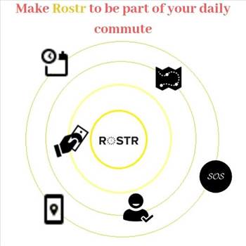 In today’s time when daily office commute is becoming Costly, Rostr scheduled shared cab service offering door to door service for daily commuters just at Rs 10/KM. No surge, pre-defined route. Download the app!!!  Android- https://bit.ly/2JMlj6U  IOS-  h