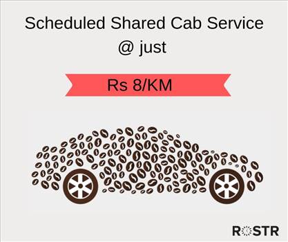 Rostr offers you to schedule shared ride on daily and weekly basis at just Rs 8/KM and get 25% cashaback if someone joins your route with zero deviation. For more information visit our website https://rostr.in/