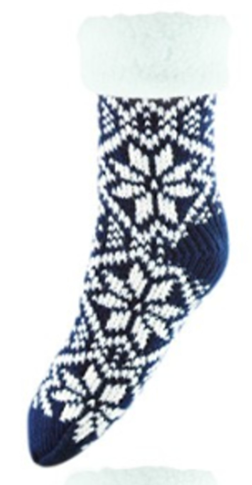 chunky knit fairisle socks Blue.jpg  by Thingimijigs