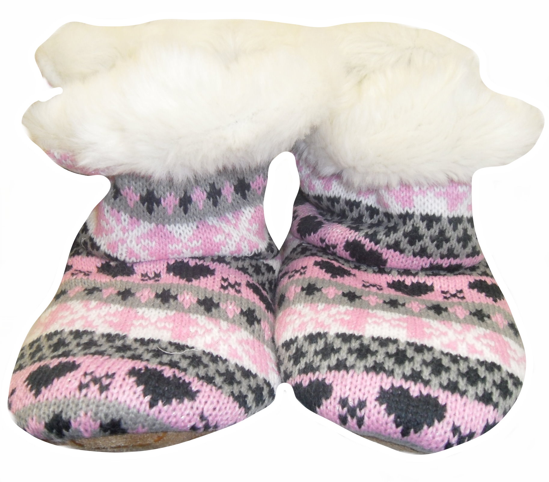 Ladies KNitted Boots Pink a.JPG  by Thingimijigs