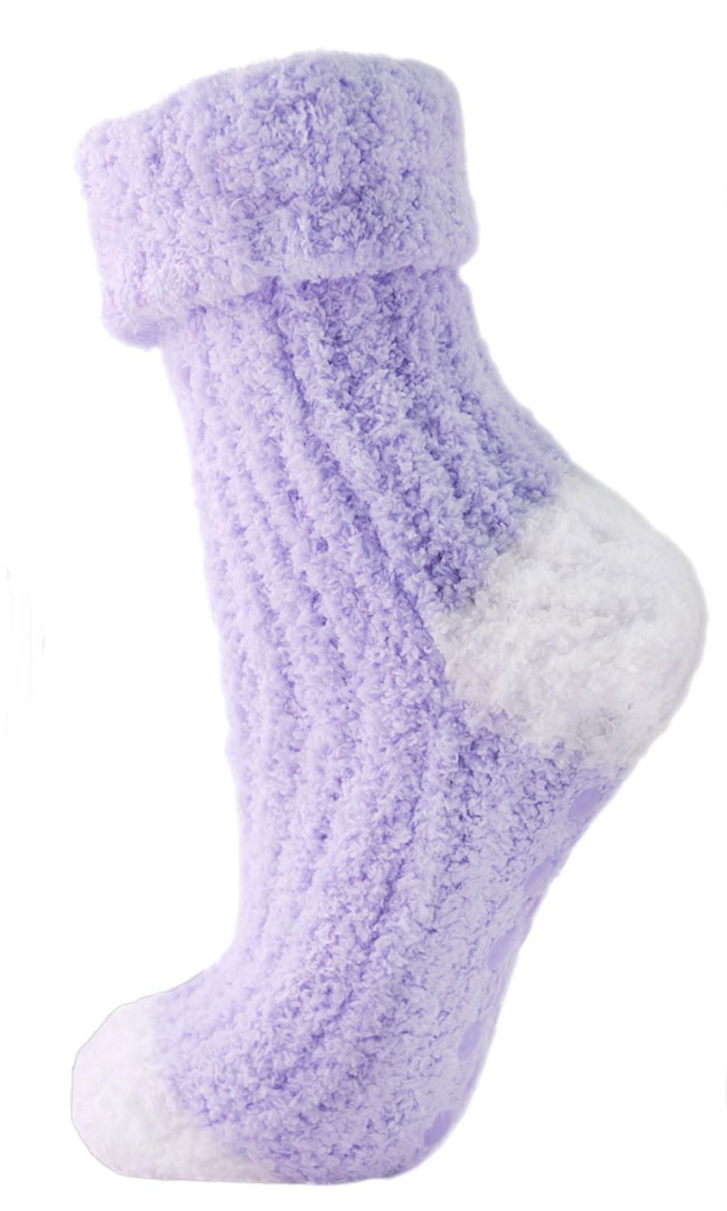 Ladies Fluffy Non Skid SK185 Lilac.jpg  by Thingimijigs